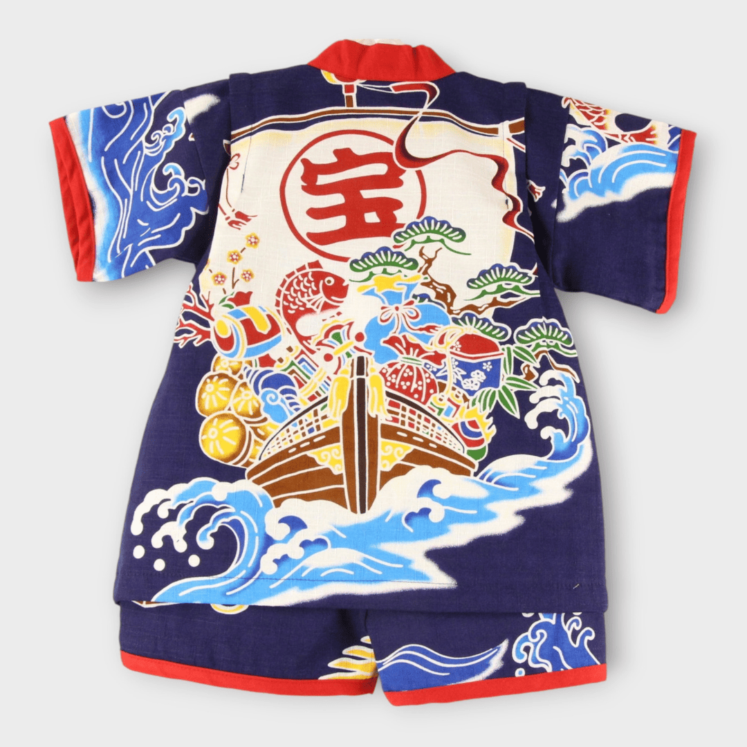 Jinbei Kinder Schiff blau 86-98