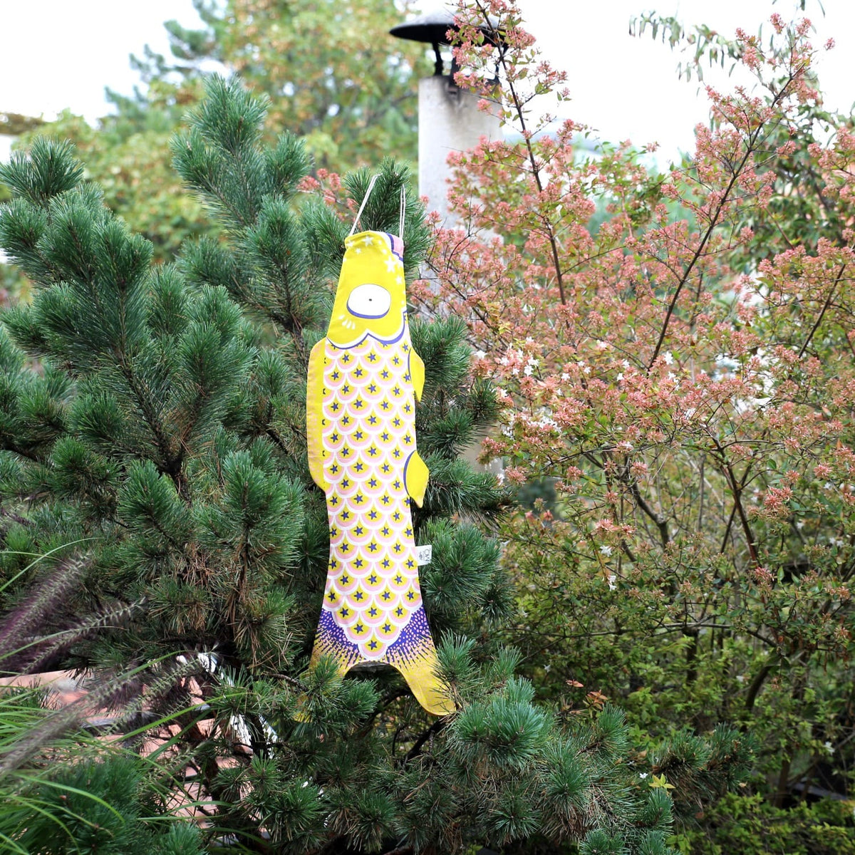 Koinobori Gelb Sterne Größe S #farbe_Gelb Sterne