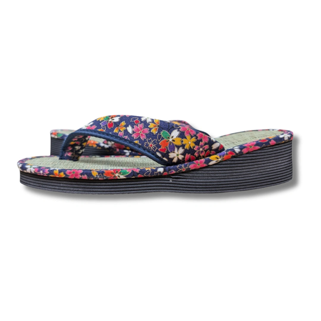 Damen Zori Flip Flops Blau 36 und 37