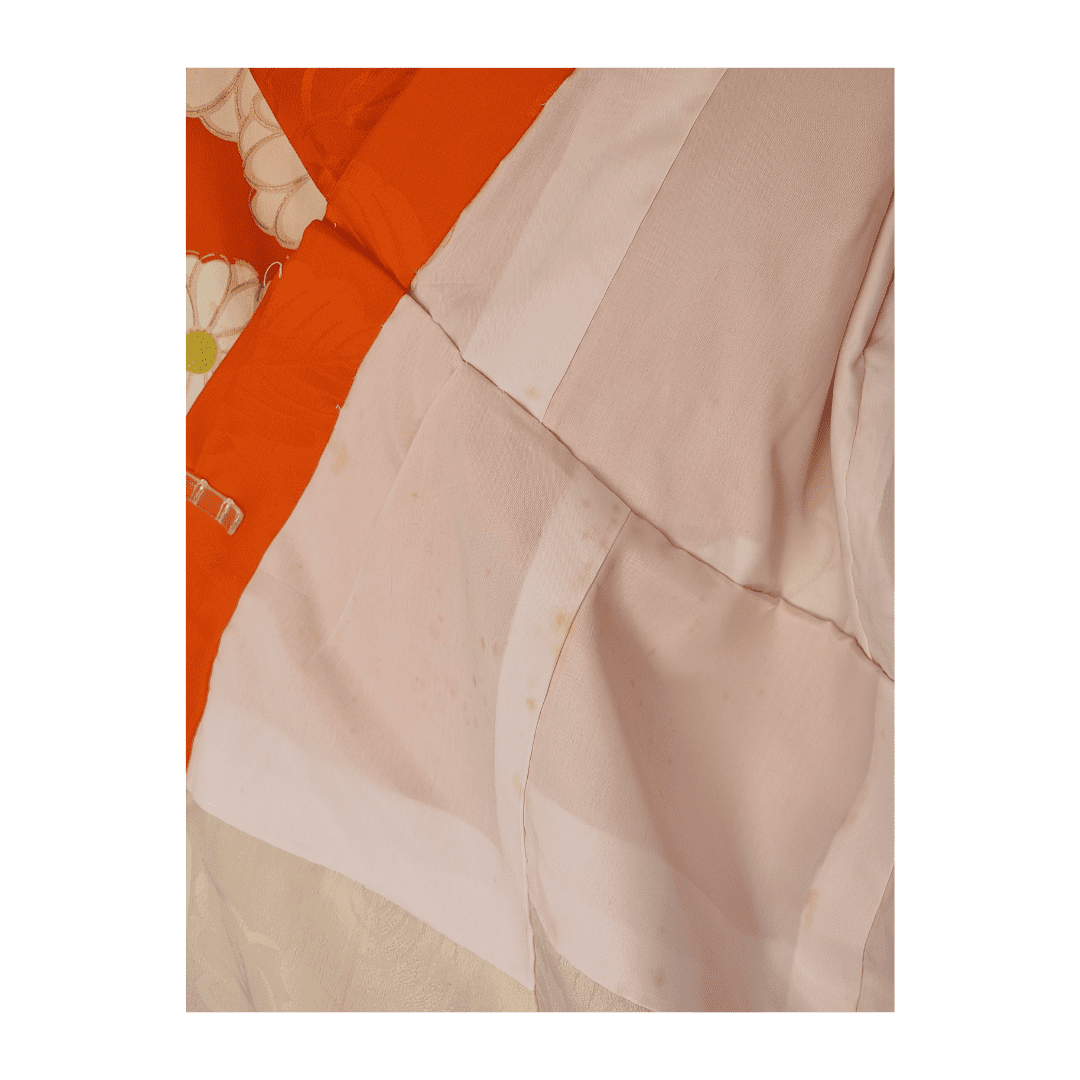Vintage Furisode Kimono Kinder Trommel Gr. 86 / 116
