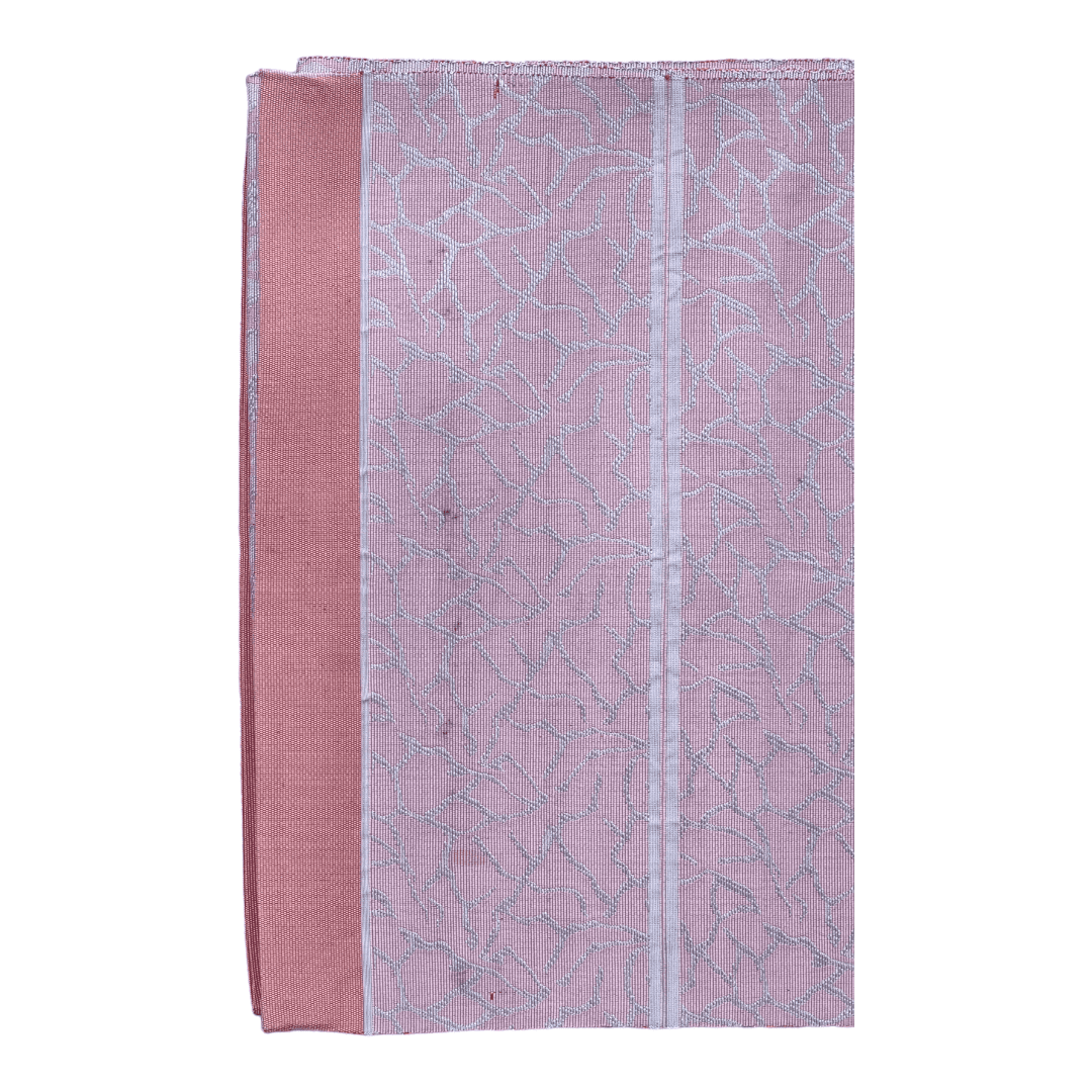 Vintage Hitoe-Obi Rosa / Silber