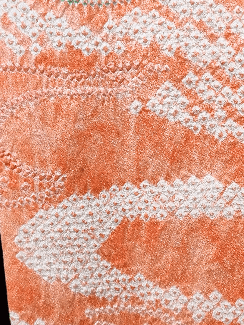Vintage Komon Kimono Damen Shibori