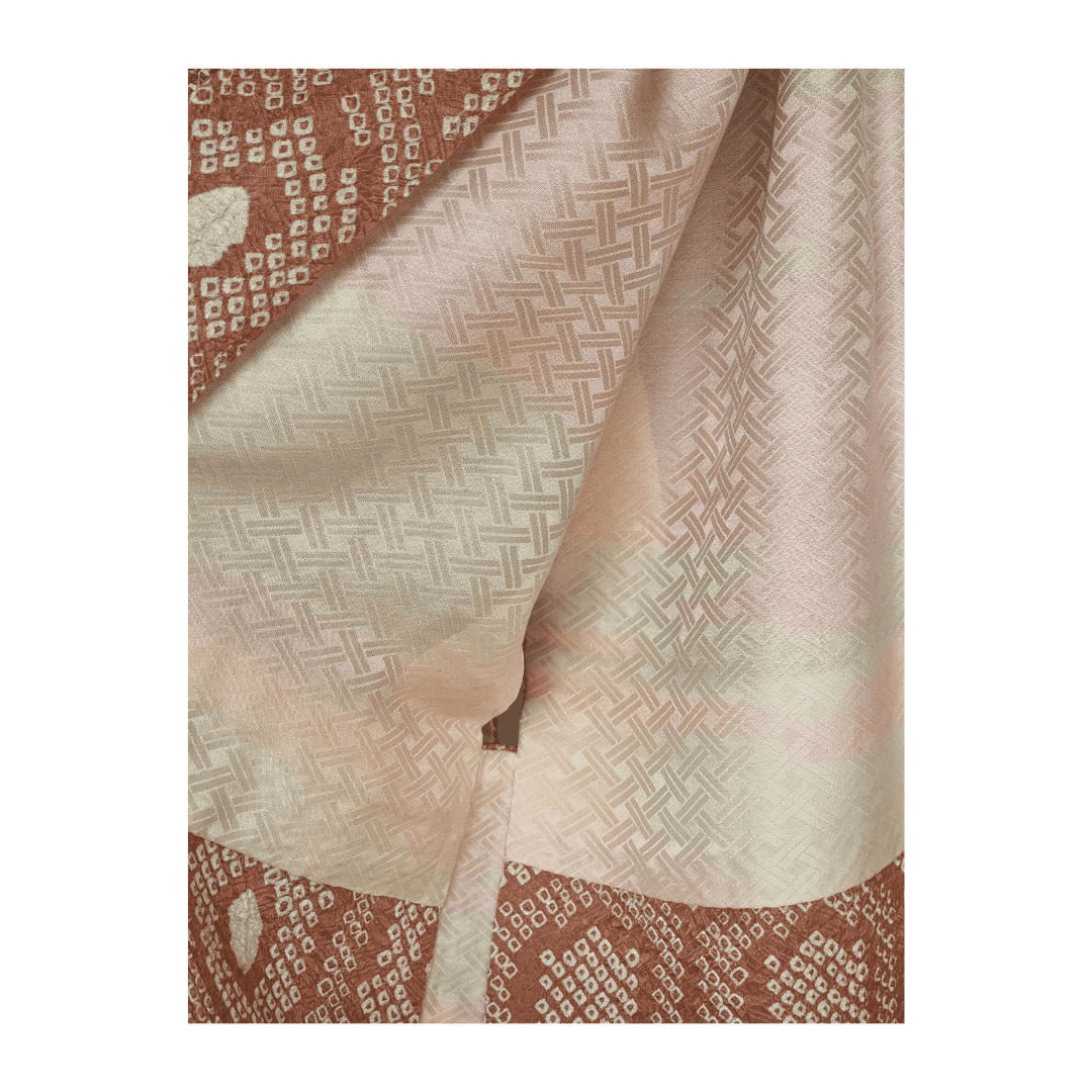 Vintage Haori Damen Shibori Schildpattmuster