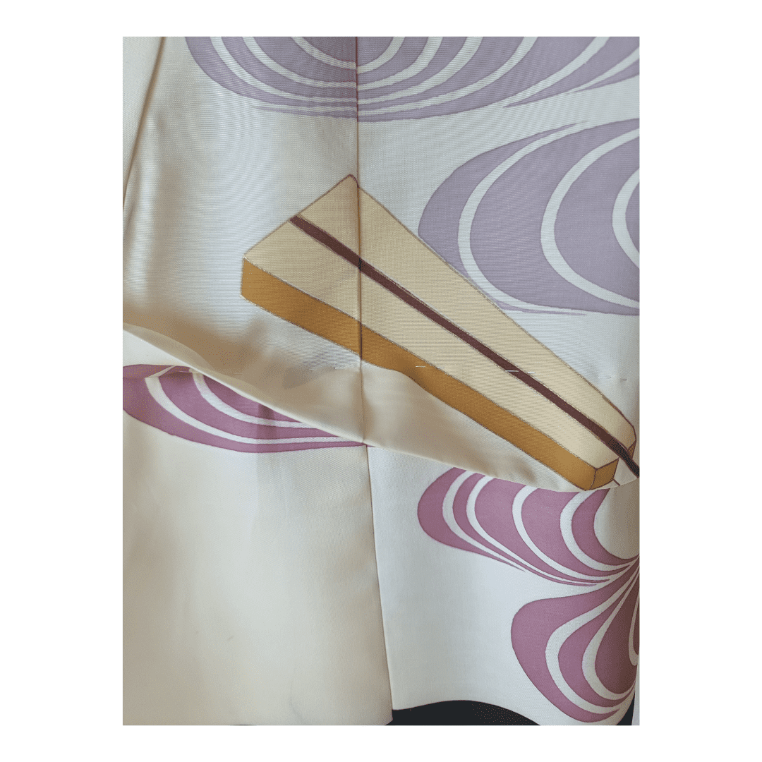 Vintage Furisode Kimono Kinder Kraniche 110, 116 und 122