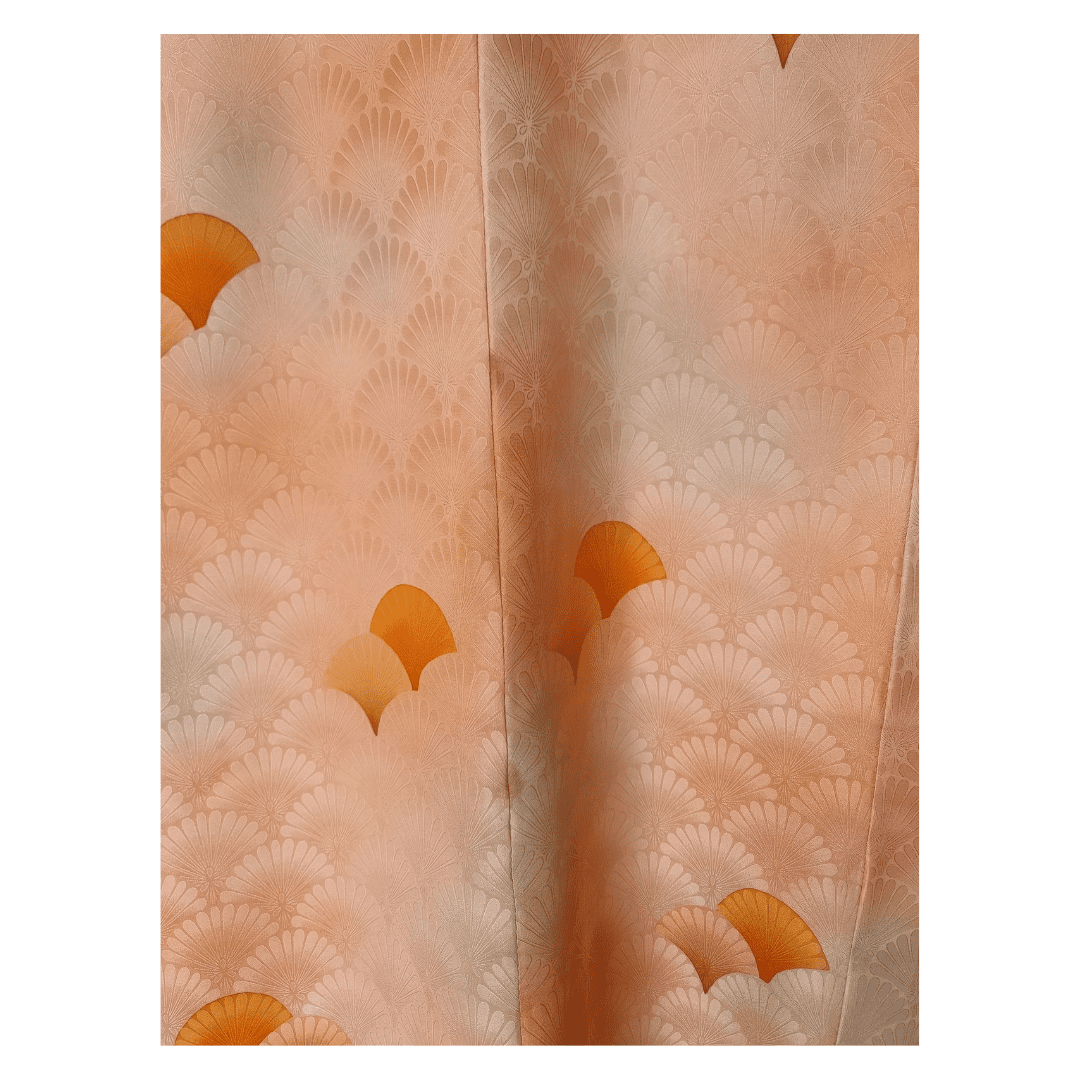 Vintage Komon Kimono Damen Pfau