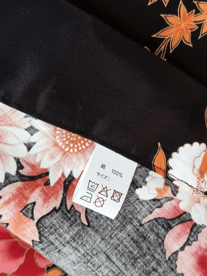 Damen Yukata Pfingstrosen und Kirschblüten