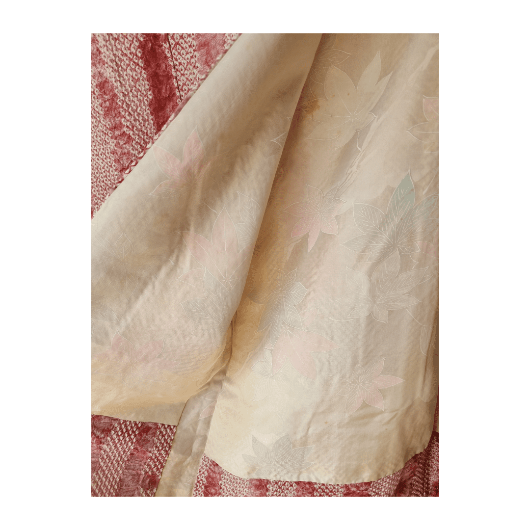 Vintage Haori Damen Bambus-Streifen