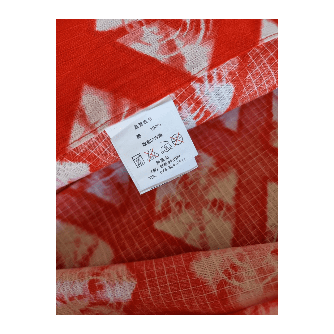 Yukata Damen Rot Batik