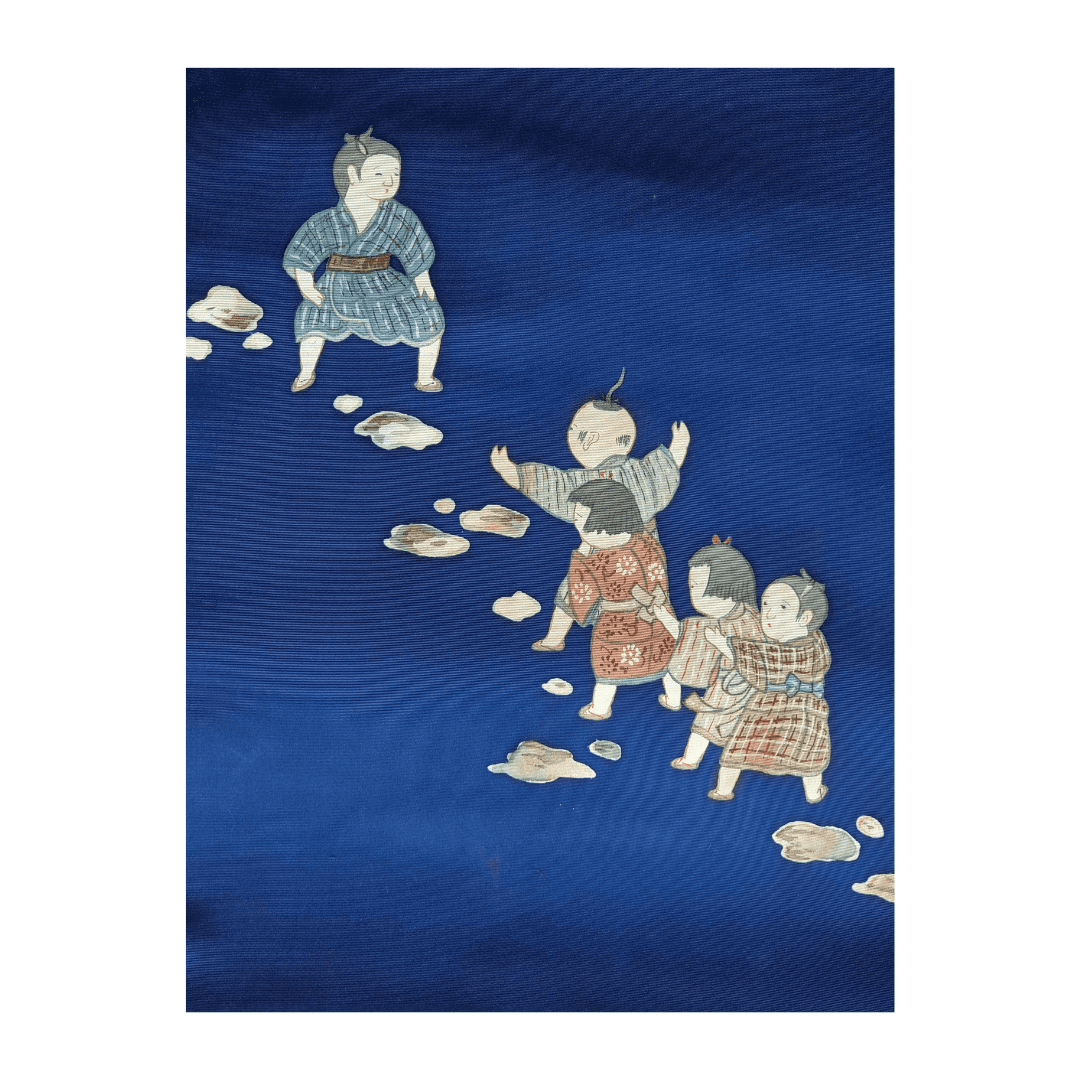 Vintage Nagoya shitate Nagoya Obi Shiosedo-Muster