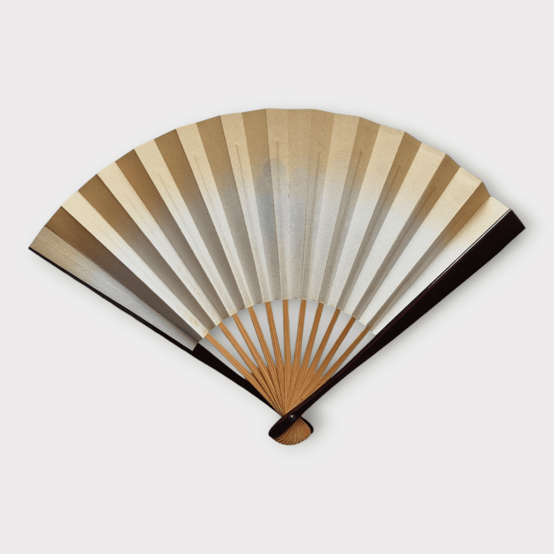 Vintage Sensu japanischer Handfächer Affe