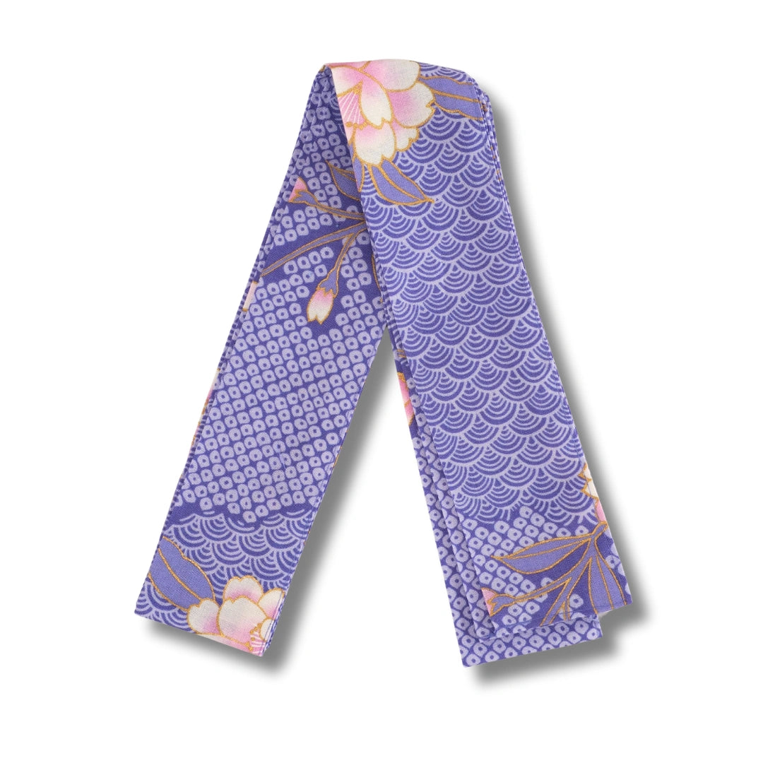 Damen Yukata – Lila mit Blumen