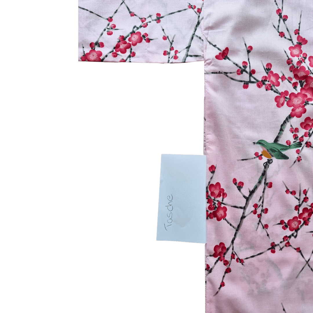 Haori / Hanten Damen Pflaumenblüte rosa #farbe_Rosa