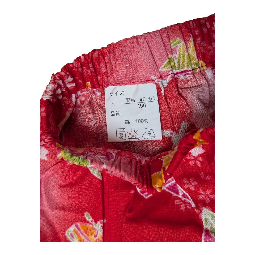 Jinbei Kinder Kranichen rot Gr. 98 - 122