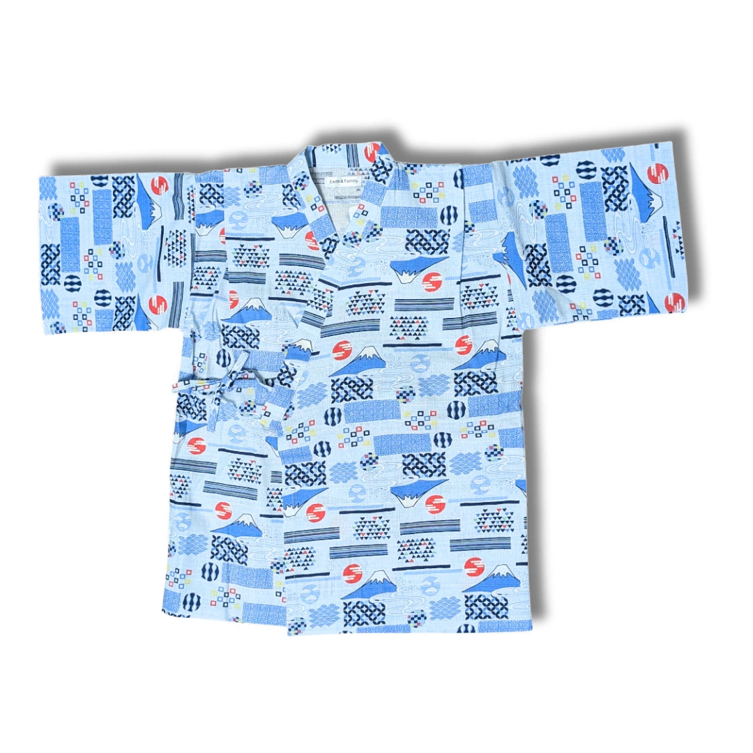 Jinbei Kinder Mt. Fuji hellblau Gr. 98 - 140