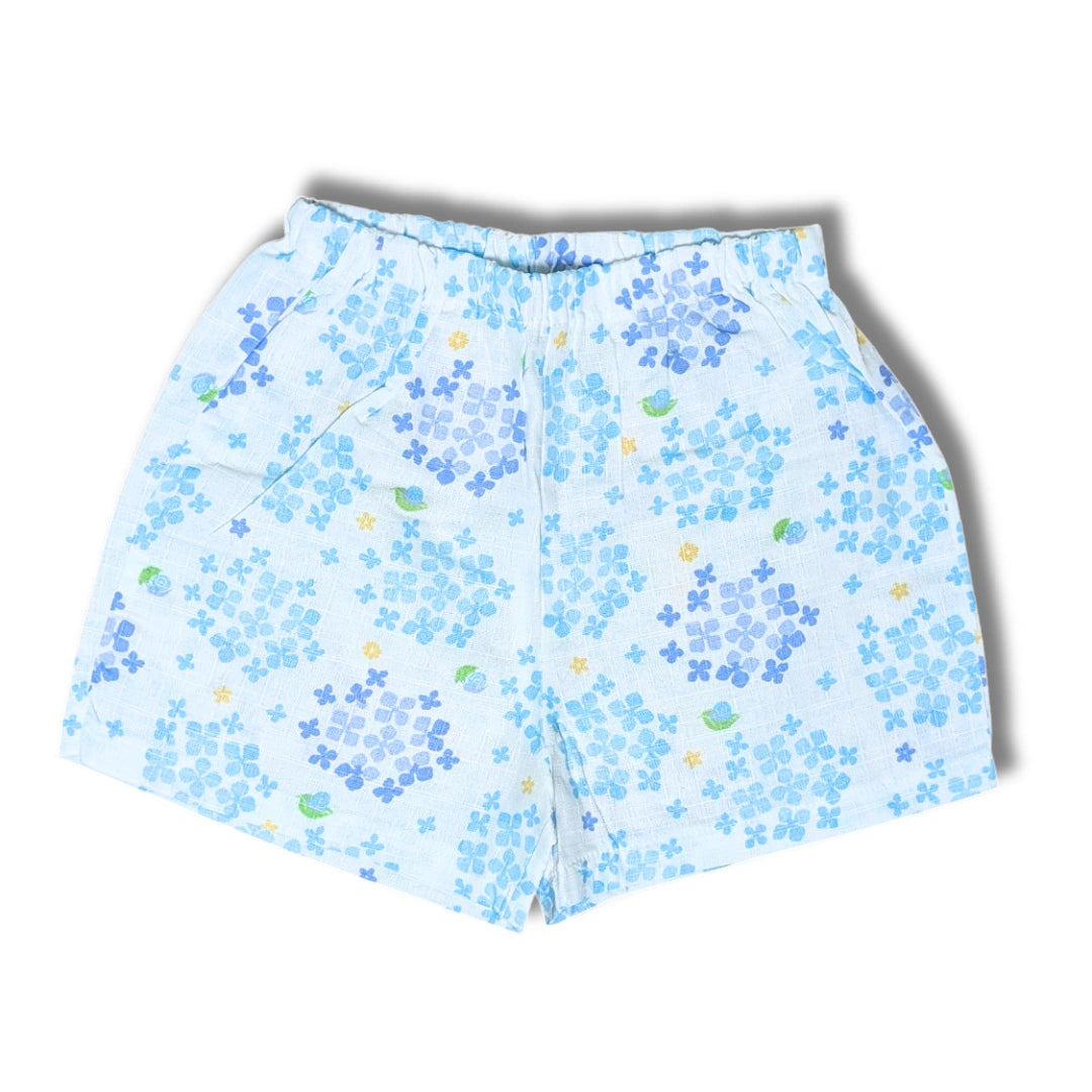 Jinbei Kinder Hortensien blau Gr. 98 - 134