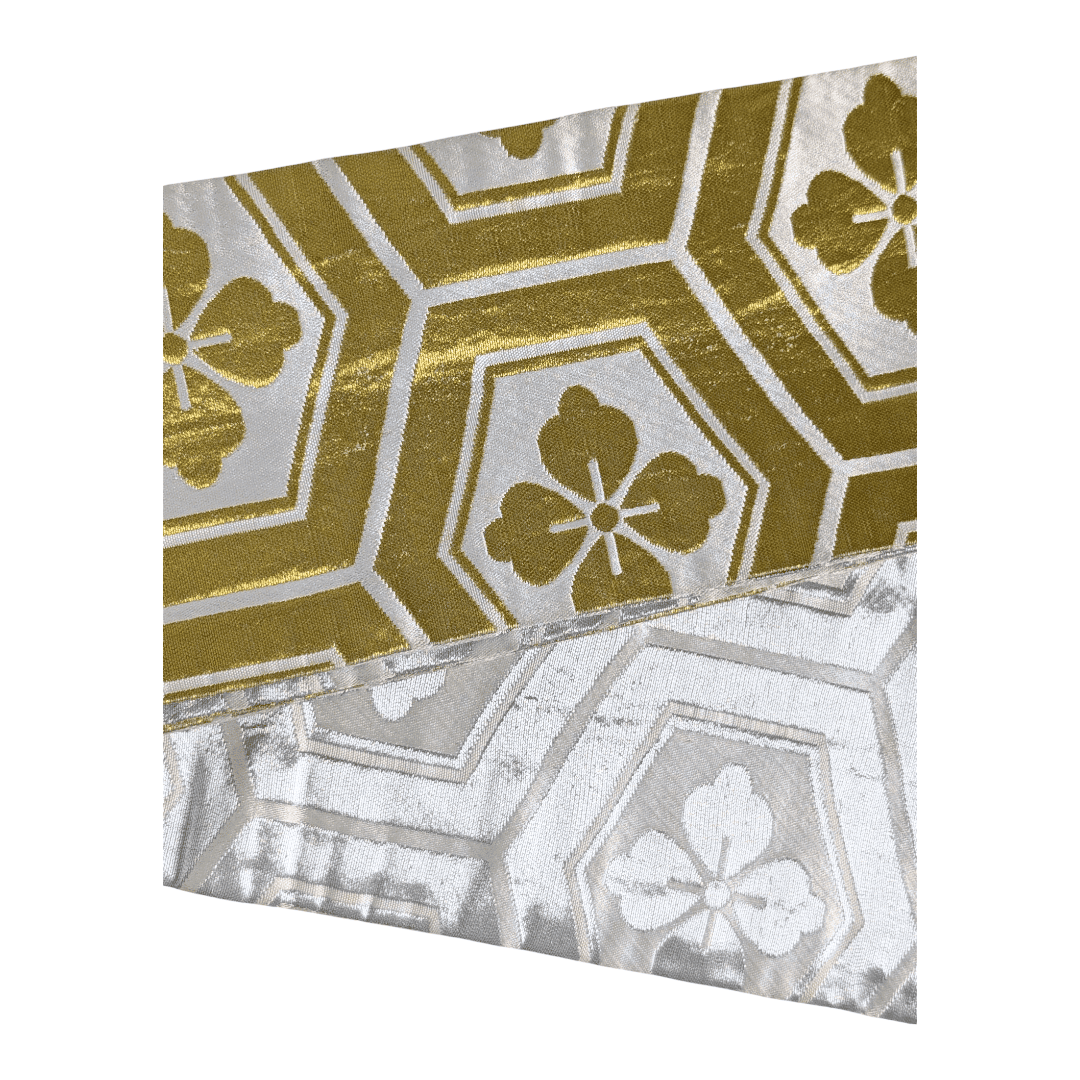 Vintage Mai-Obi / Tanz-Obi Blumenmuster