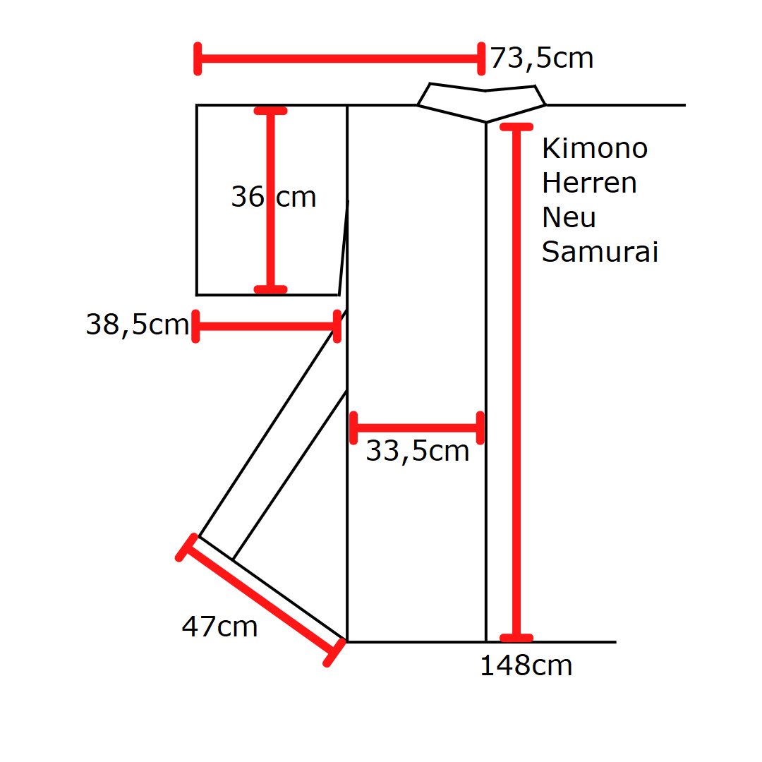 Kimono Herren Samurai