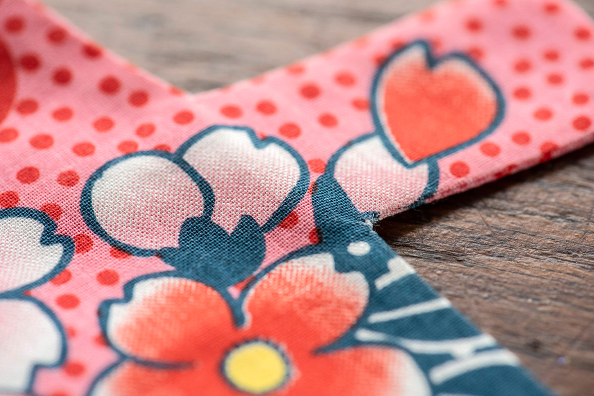 Koinobori Grösse mini Bio Baumwolle #farbe_Sakura