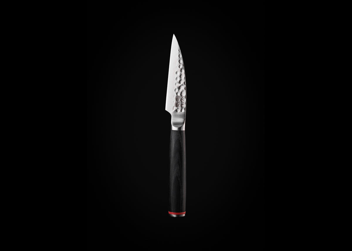 KOTAI Gemüsemesser (Obstmesser) - 9 cm Klinge handgehämmert