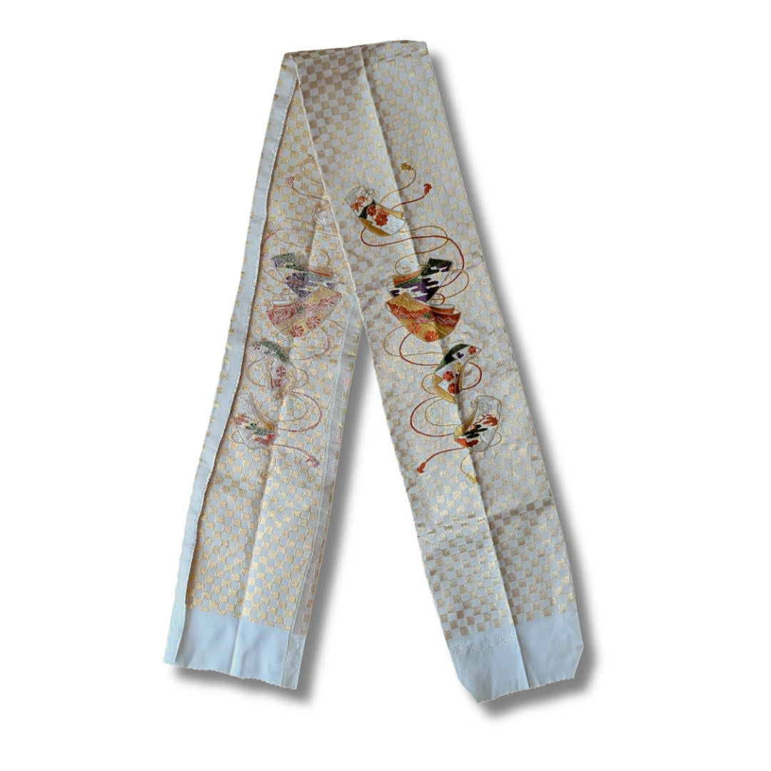 Vintage Dat-eri / Kasane-eri Hellbeige