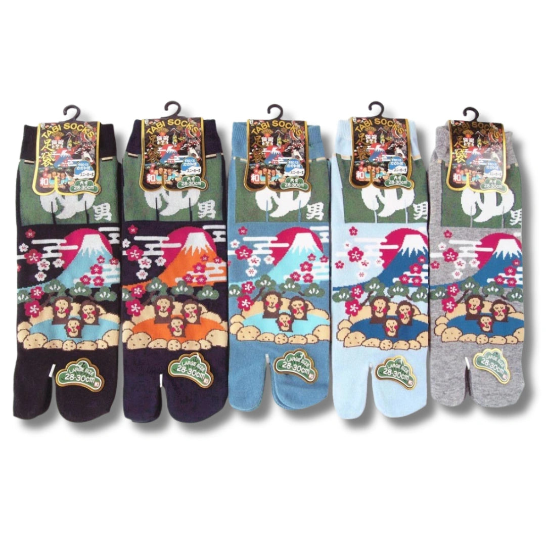 Kurze Tabi Socken Zehensocken Japanmakaken 43-46