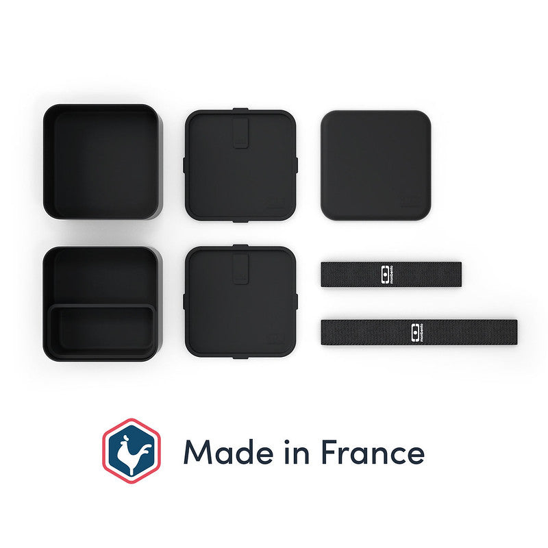 monbento MB Square Black Onyx Bento Box 1,7l #farbe_Schwarz