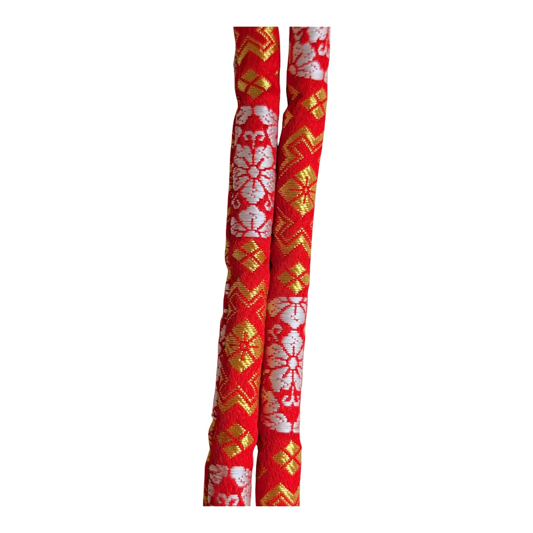 Vintage Marukuge Obijime floral