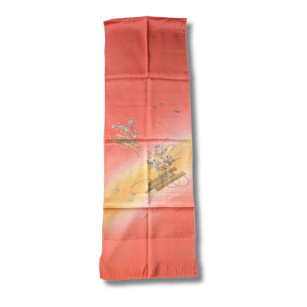 Obiage aus Seide Rosa / Gold