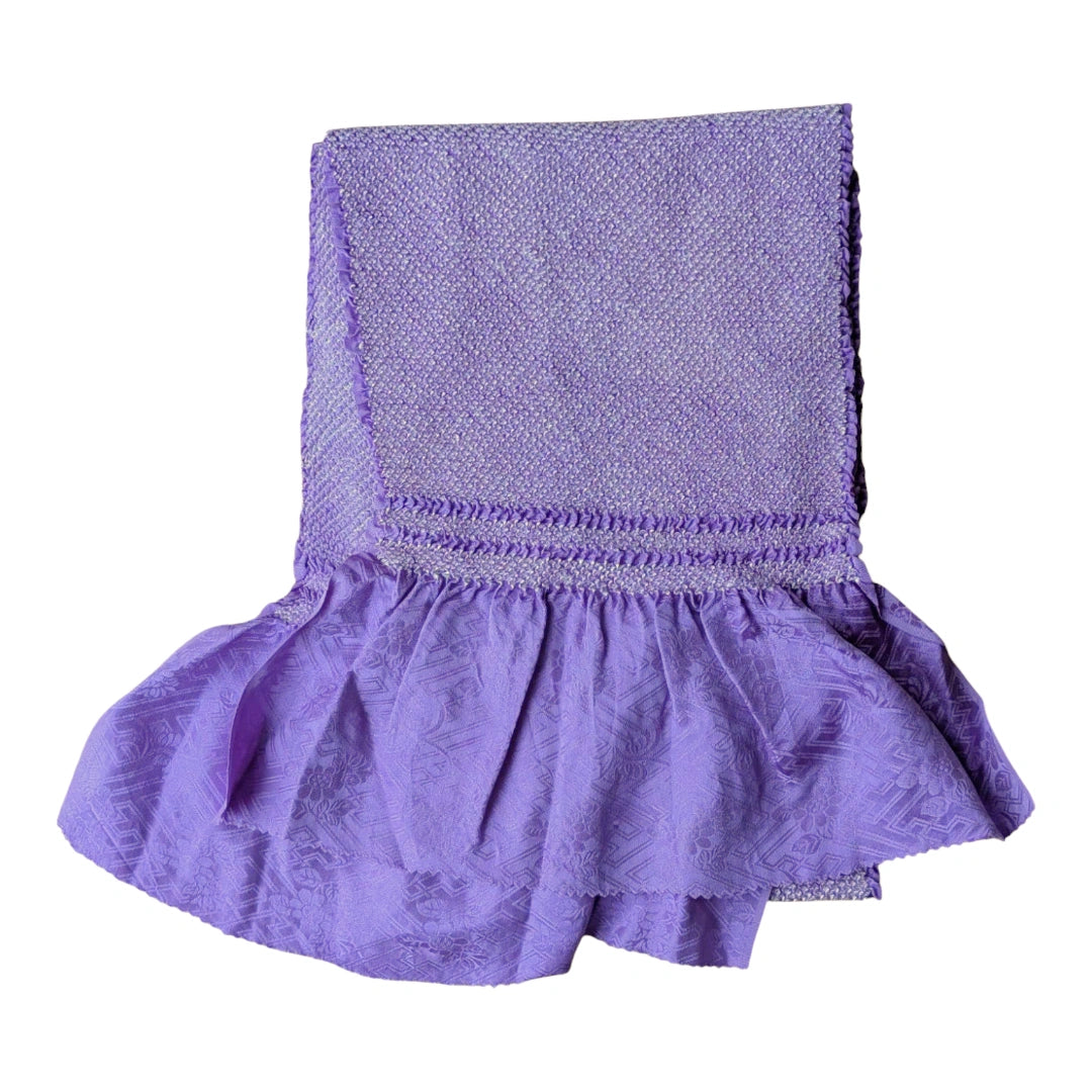 Obiage aus Seide in Lila Shibori