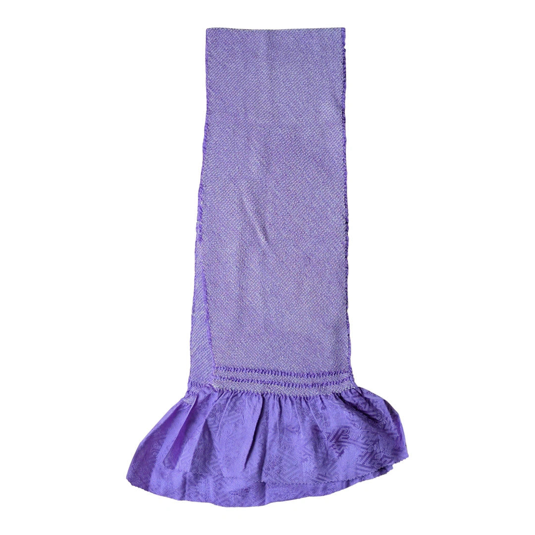 Obiage aus Seide in Lila Shibori