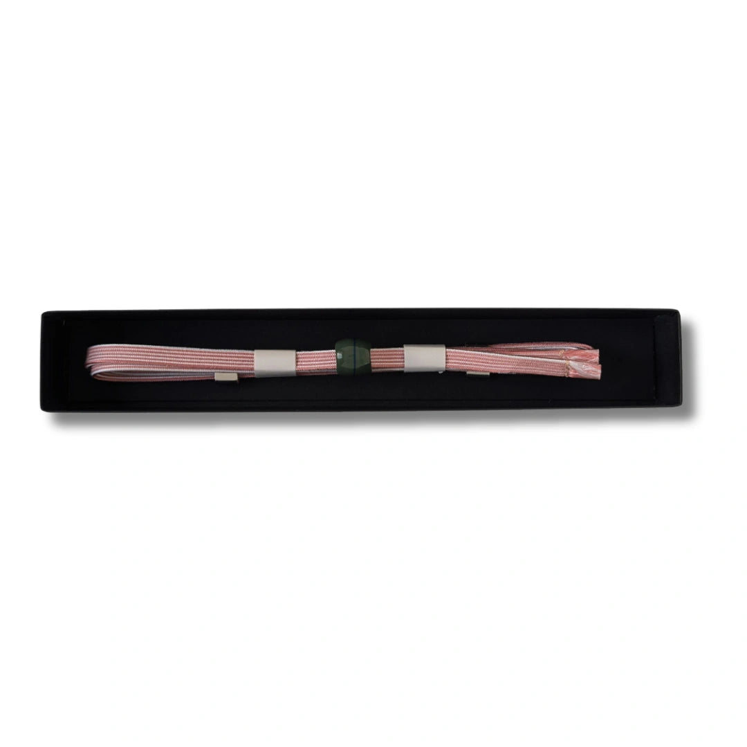 Vintage Obijime Rosa mit Obidome unbenutzt