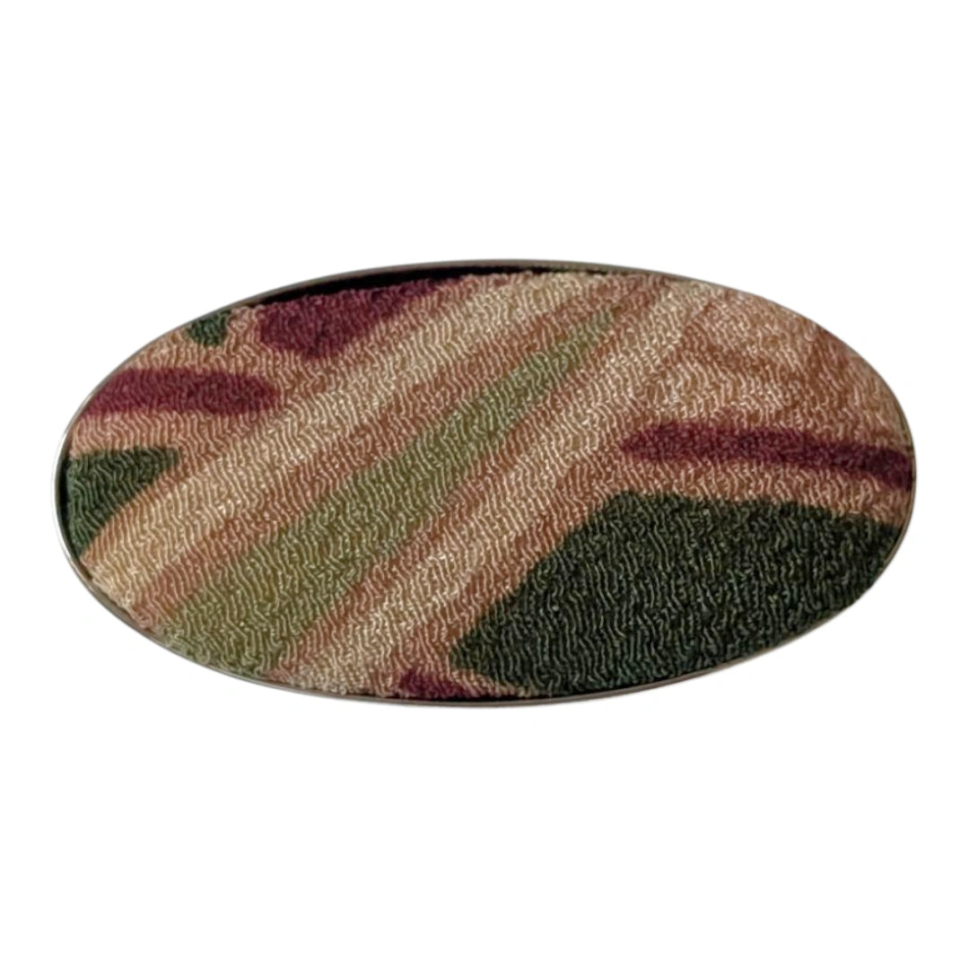 Vintage Obidome geometrischem Stoffmuster