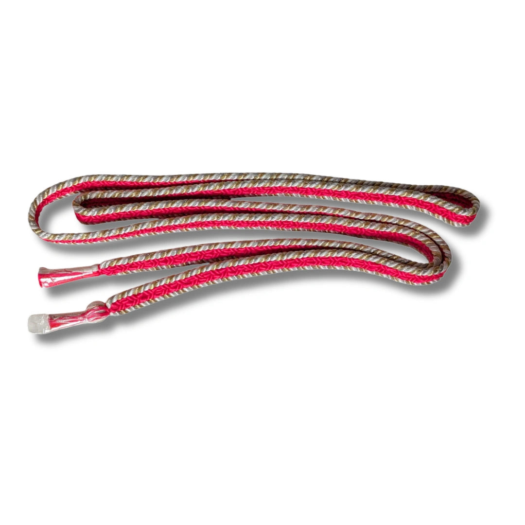 Vintage Obijime in Pink Spirale ungetragen