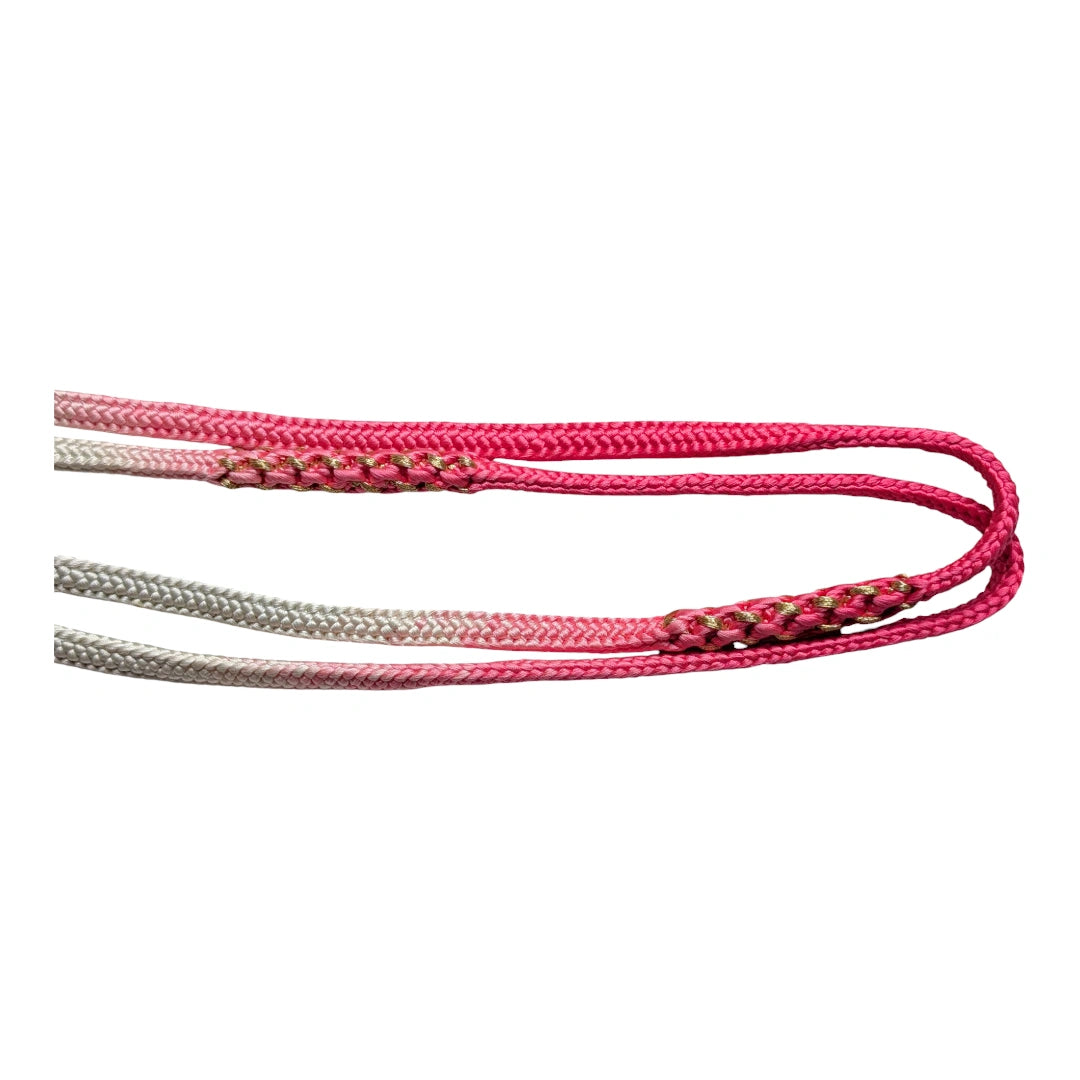 Vintage Obijime in weiß / Pink unbenutzt