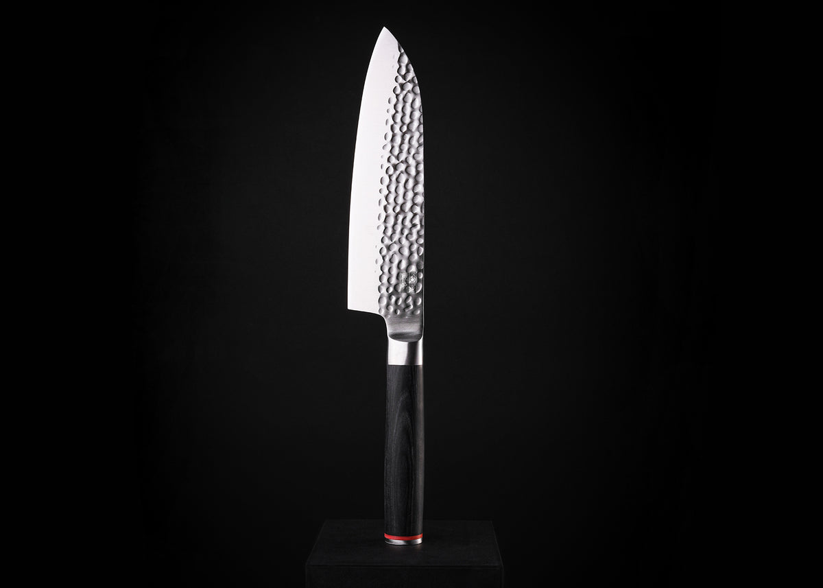 KOTAI Santoku - 18 cm Klinge von Hand geschärft