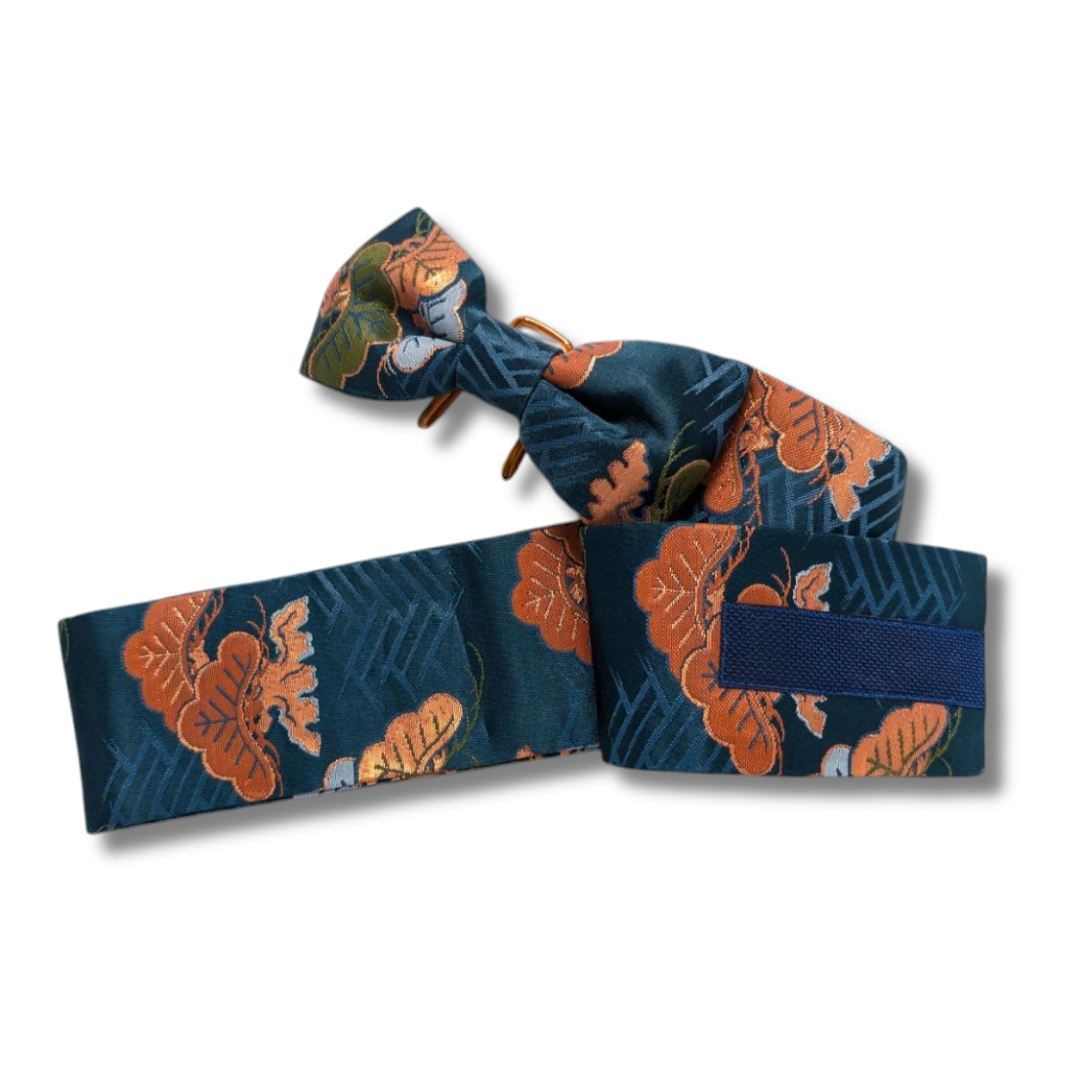 Shichi-Go-San Jungen-Set mit Obi, Kaiken & Amulett – Vintage