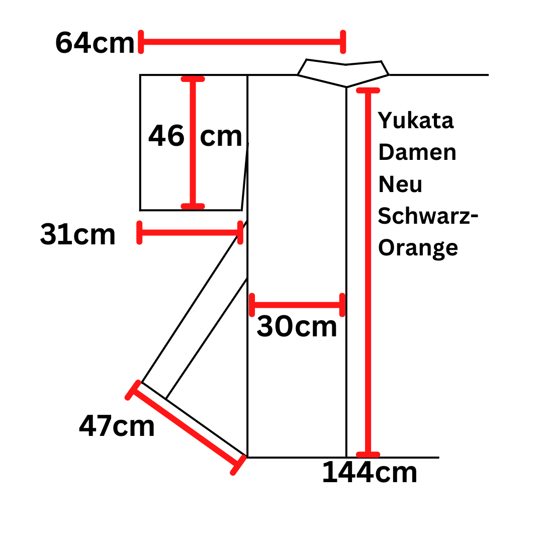 Damen Yukata Pfingstrosen und Kirschblüten