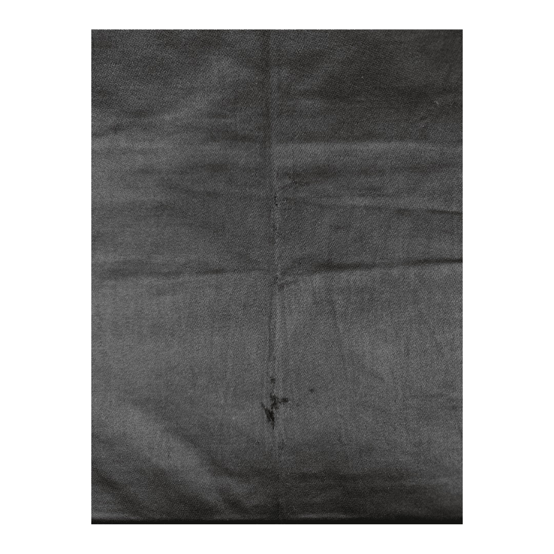Vintage Hiraki shitate Nagoya Obi Schwarz mit Rauten