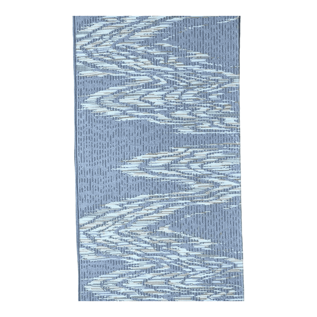 Vintage easy Hanhaba Obi Blau Kawa