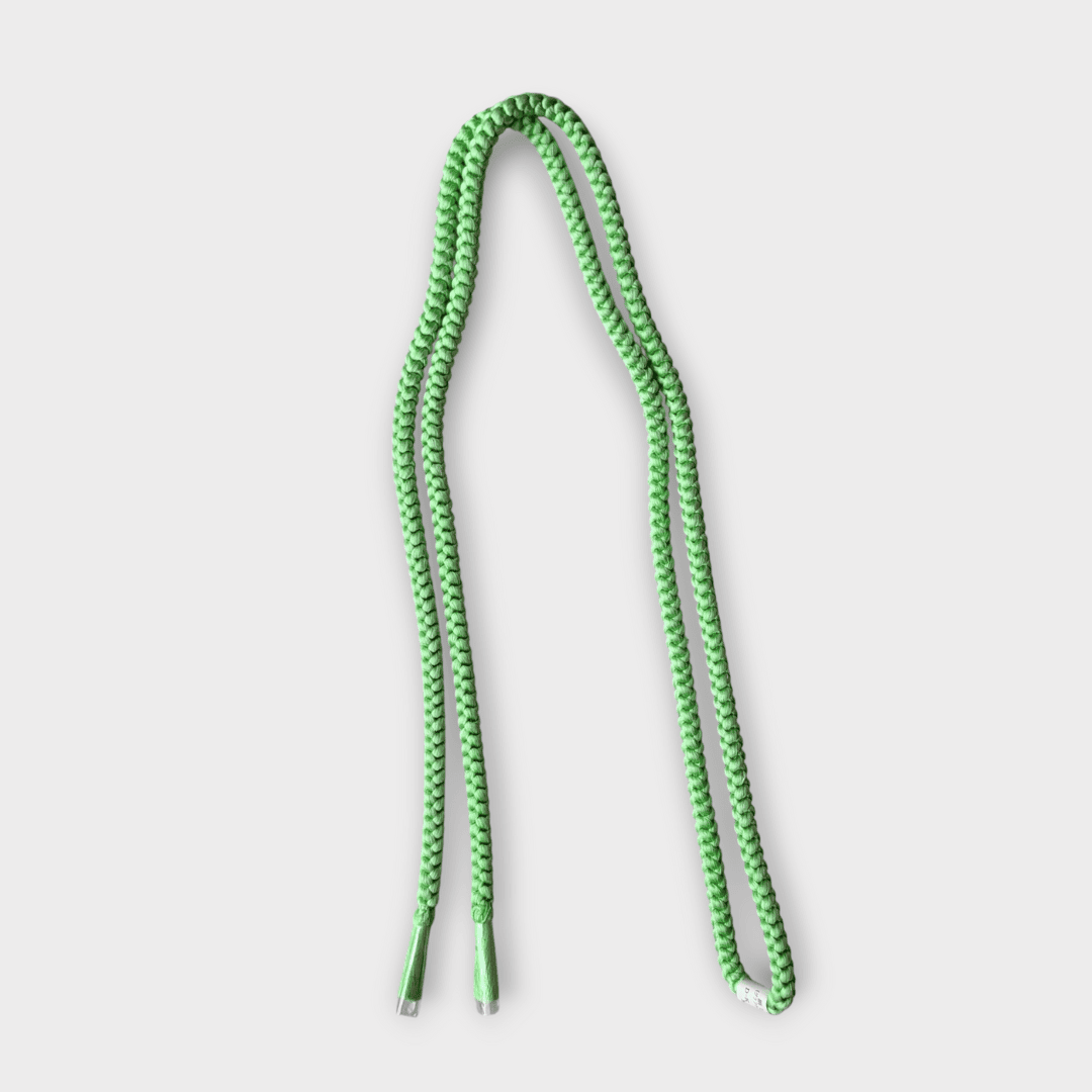Vintage Obijime handgemacht Grün unbenutzt