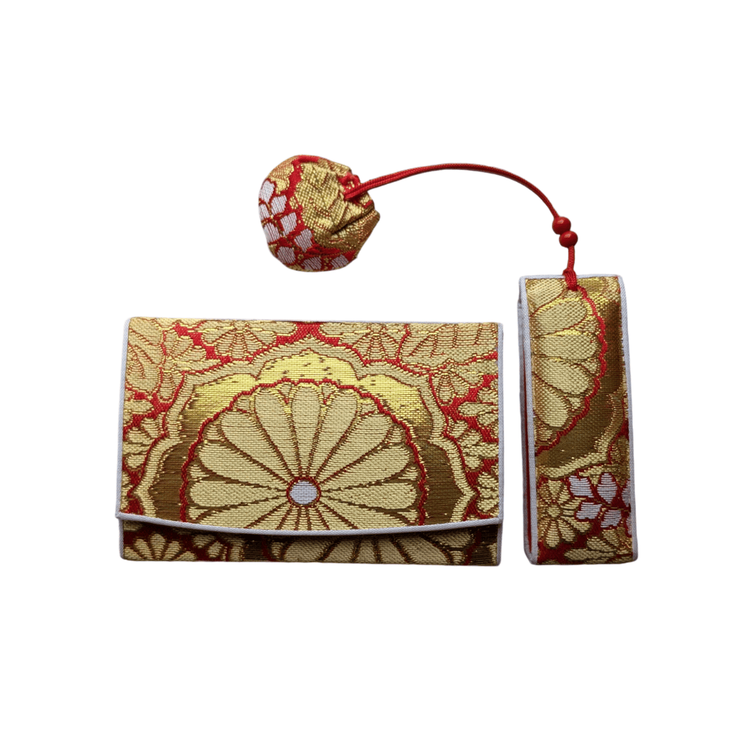Vintage Hakoseko Set 4-teilig mit Kanzashi