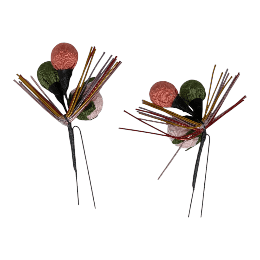 Vintage Kanzashi 2 Haarnadeln
