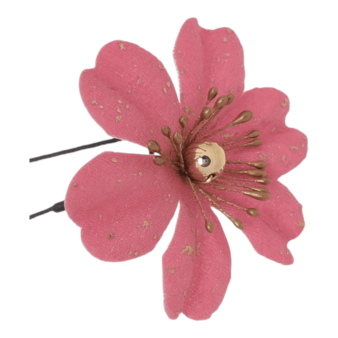 Vintage Kanzashi Set 4-teilig Rosa