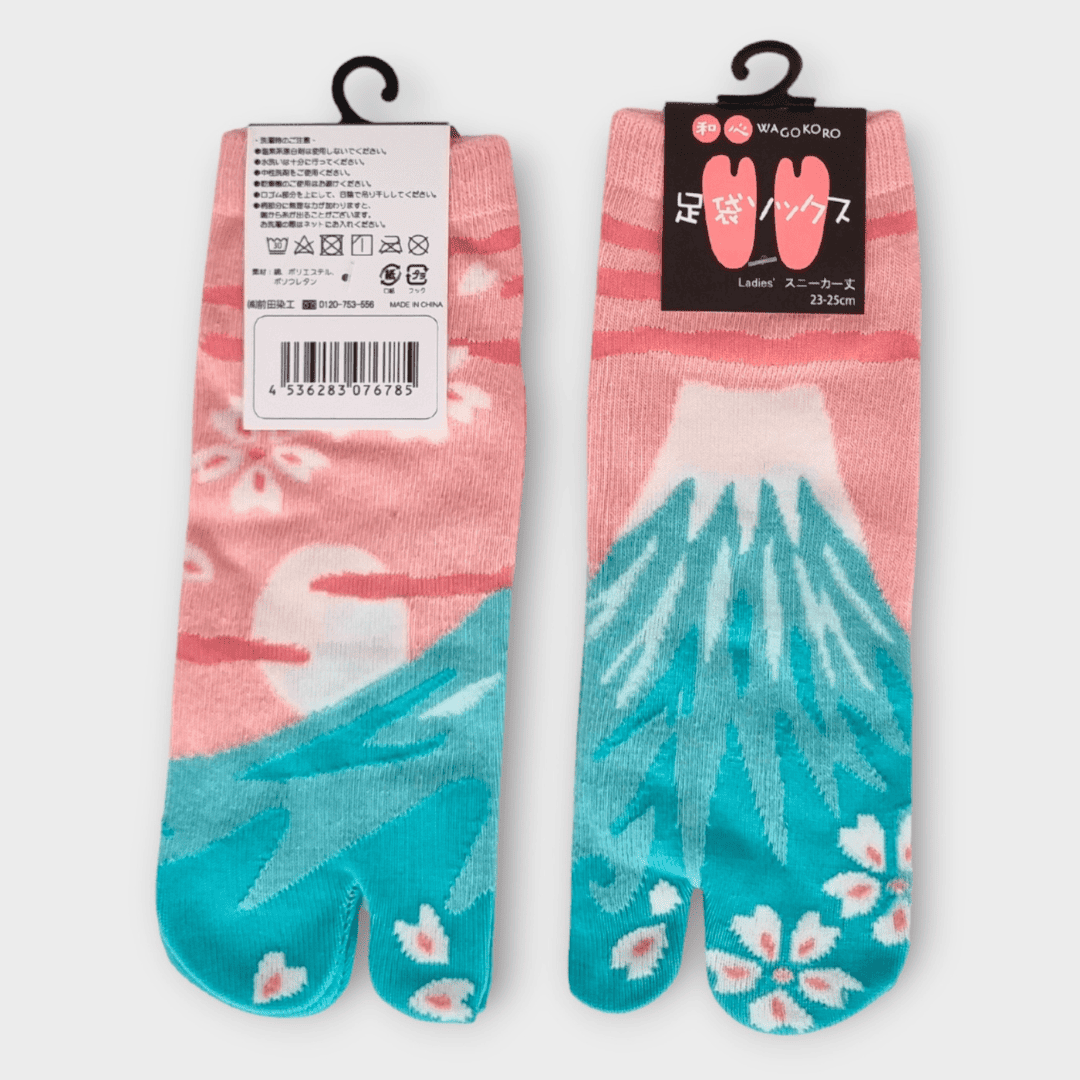 Tabi Socken Zehensocken Fuji Sakura
