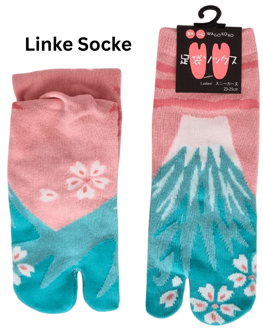 Tabi Socken Zehensocken Fuji Sakura