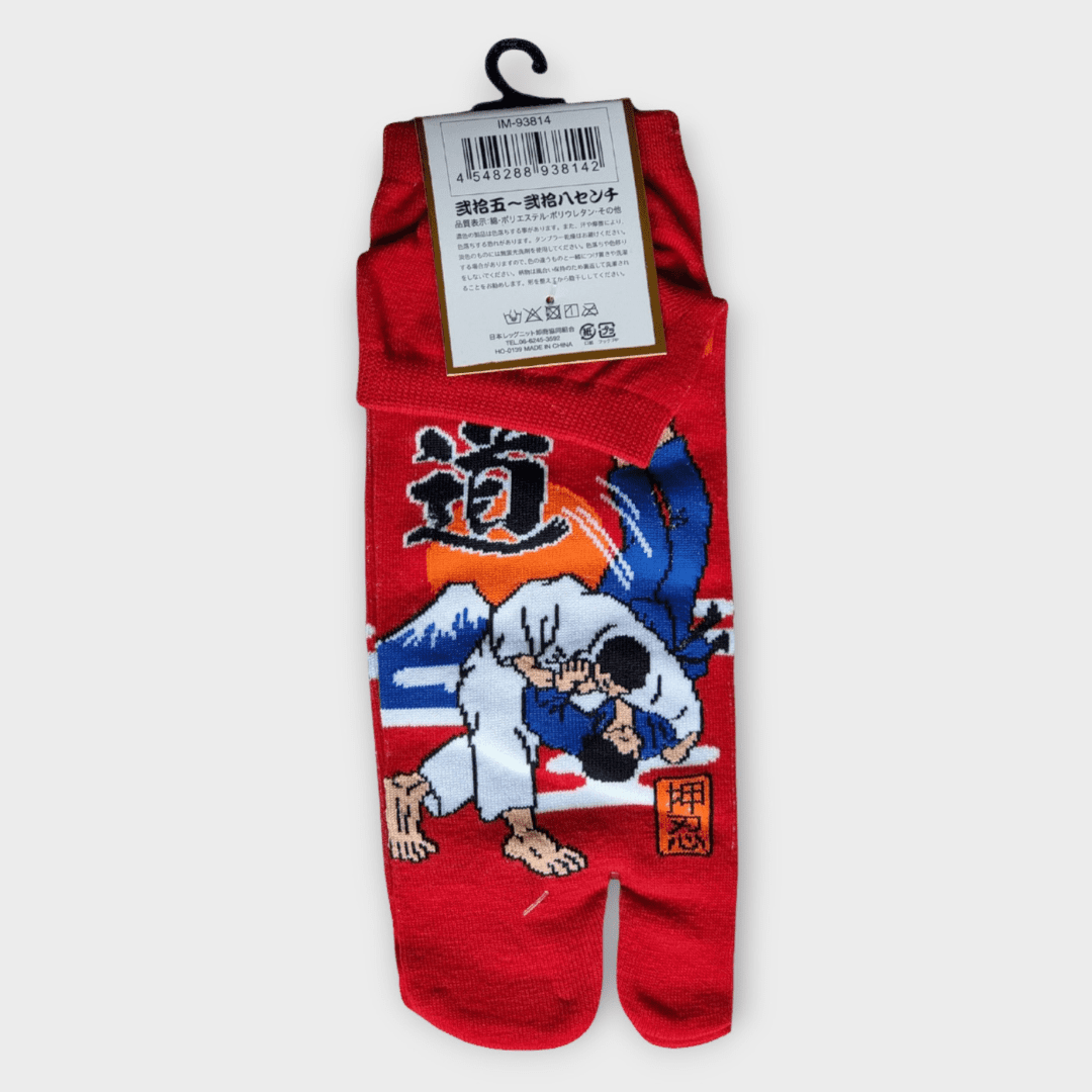 Tabi Socken Zehensocken Judo rot #farbe_Farbe Rot