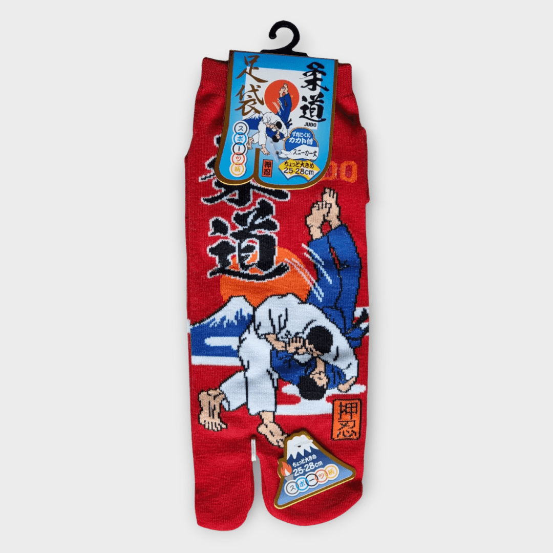 Tabi Socken Zehensocken Judo rot #farbe_Farbe Rot