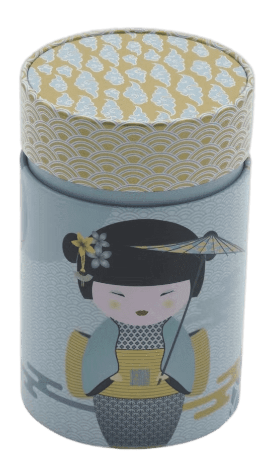 mint Teedose mit Geisha #farbe_Mint