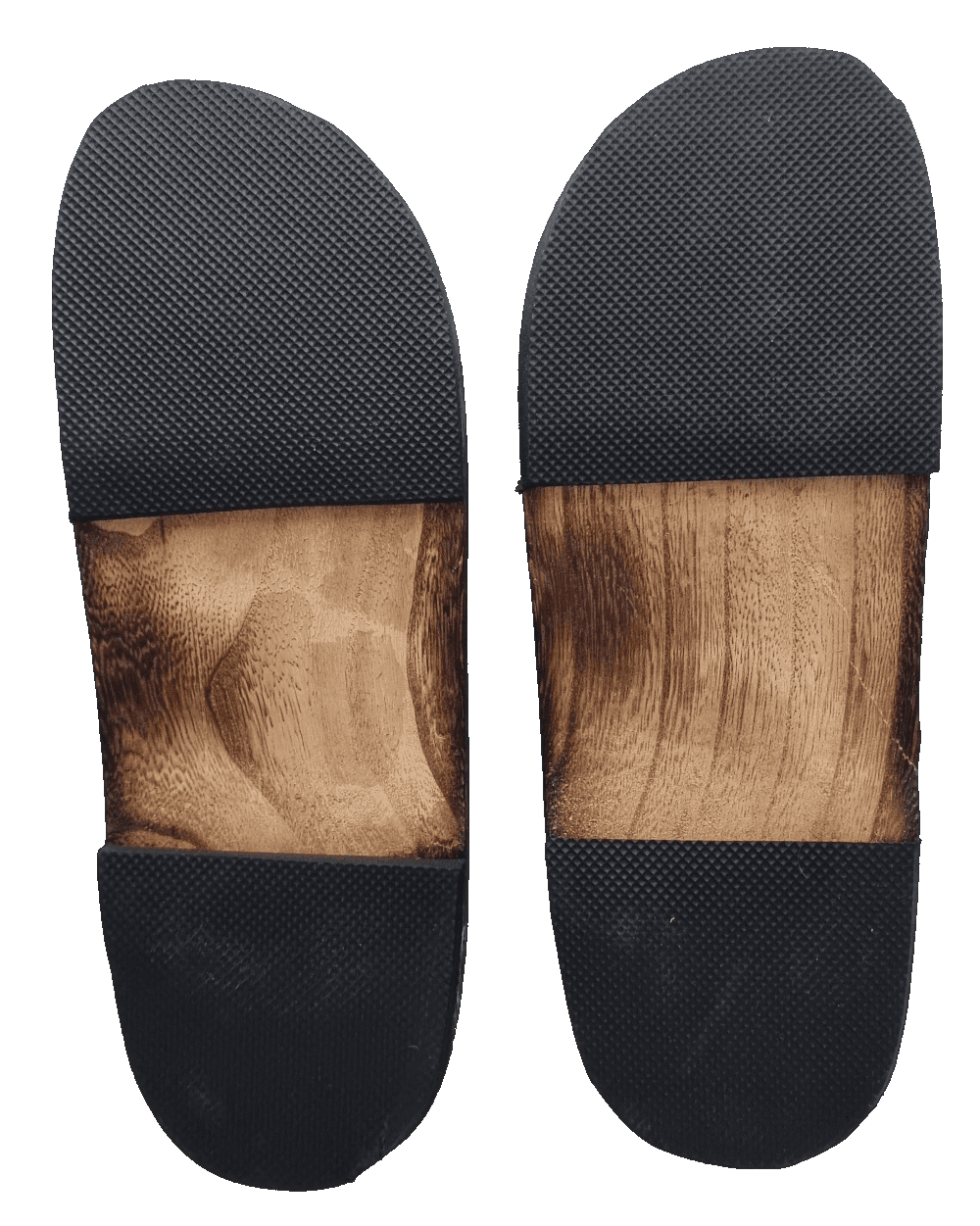 Unisex Geta Holz mit schwarzen Riemen 40/41