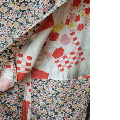 Vintage Haori Damen geblümt